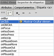 Panel Inspector de Etiquetas